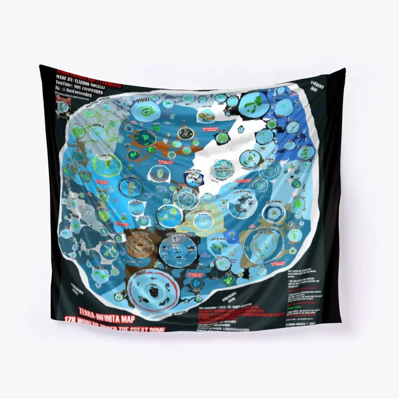 TERRA-INFINITA MAP ORIGINAL - WALL ART